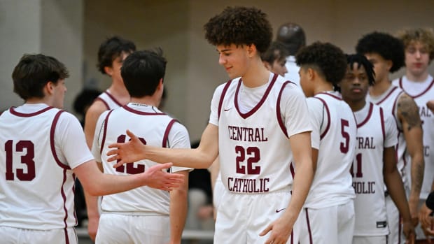 Central Catholic Cascade Christian boys basketball Les Schwab Invitational December 26 2023 Leon Neuschwander 63
